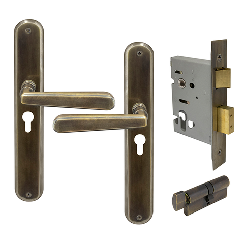 Villa Oval Longplate Entrance Set - E48