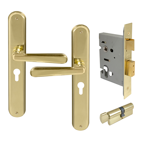 Villa Oval Longplate Entrance Set - E48