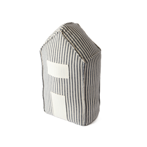 Doorstop House Stripe Grey