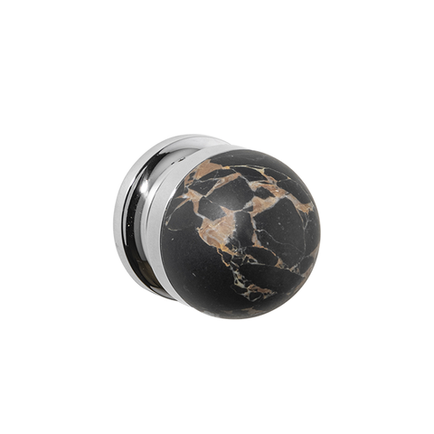 Hemispheres H02 Knob on Rose PCPG