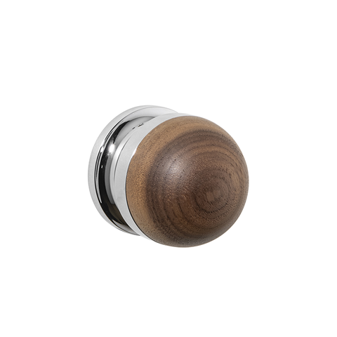 Hemispheres H02 Knob on Rose PCW