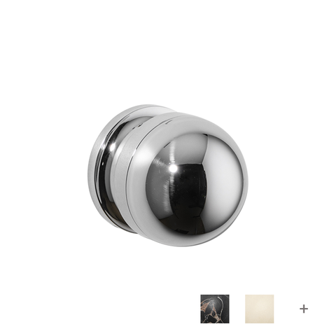 Hemispheres H02 Knob on Rose