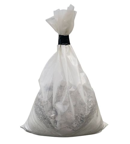 Unprinted Clear Silica Dust Bags Medium