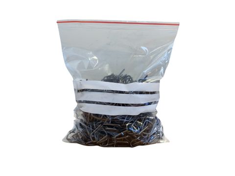 Clear Resealable Ziplock Bags - White Panels