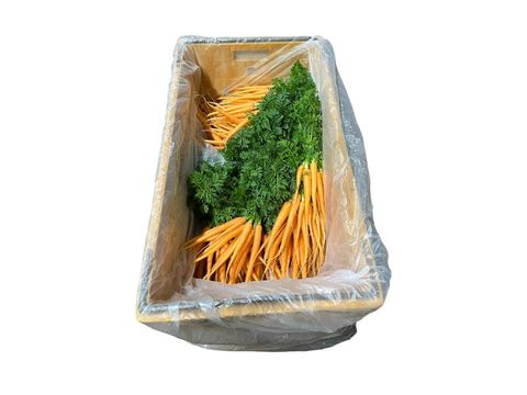 Clear HDPE Food Grade Carton Liners 760/440mm x 1040mm 15um