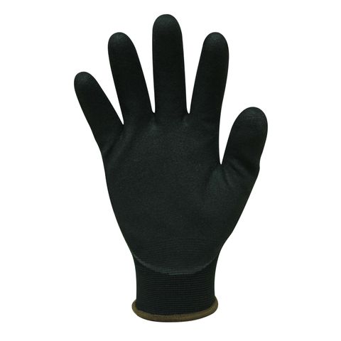 Black Foam Nitrile Gloves 9