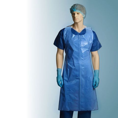 Apron Blue LDPE