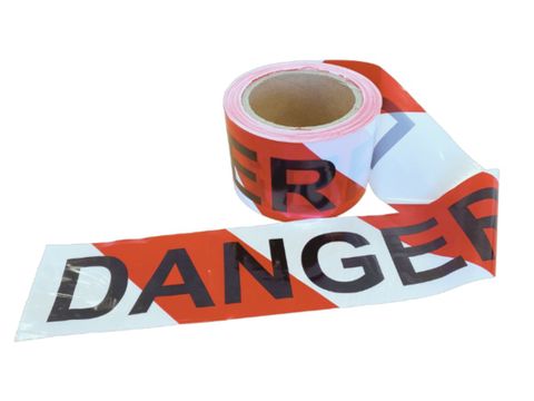 Barrier Tape - Red/White "DANGER"