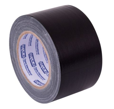 Stylus Black General Purpose Cloth Tape 72mm