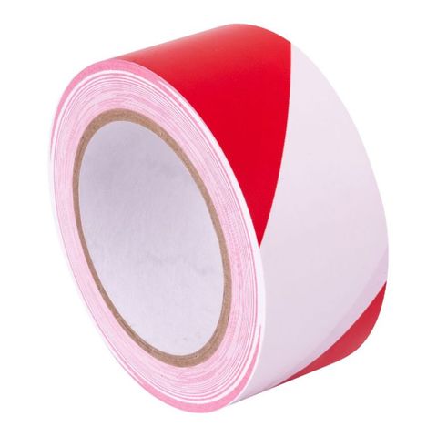 PVC Safety Marking - Red/White