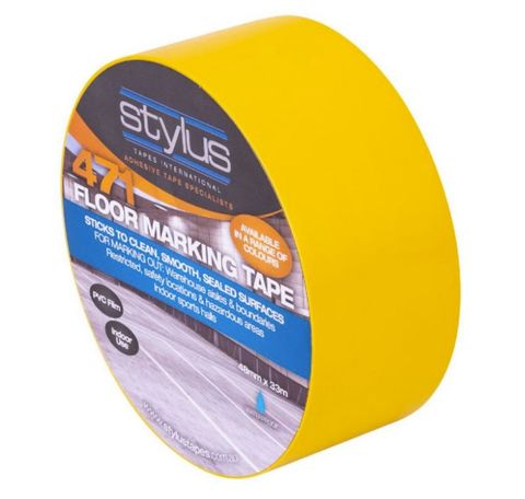 PVC Indoor Floor Tape - Yellow