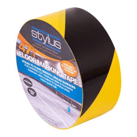 PVC Safety Marking - Yellow/Black