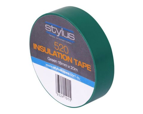 Stylus Electrical Insulation Tape - Green
