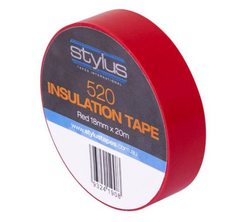 Stylus Electrical Insulation Tape - Red