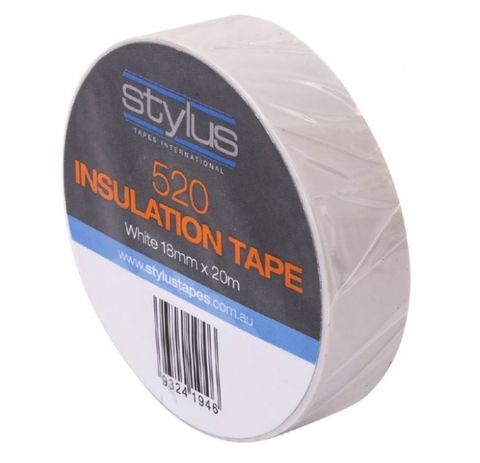 Stylus Electrical Insulation Tape - White