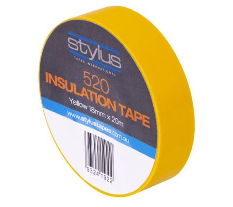 Stylus Electrical Insulation Tape - Yellow