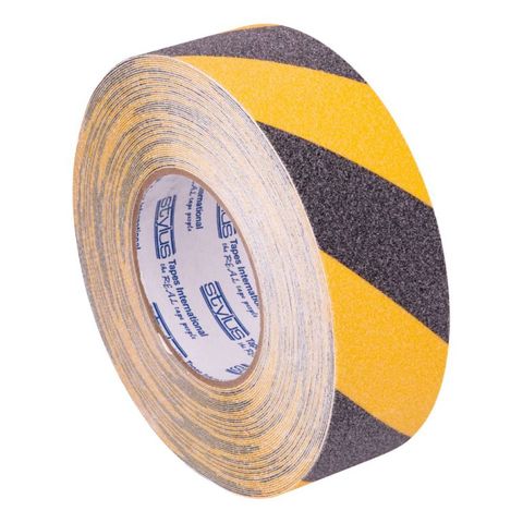 Anti Slip - Yellow/Black Stripe 50mm