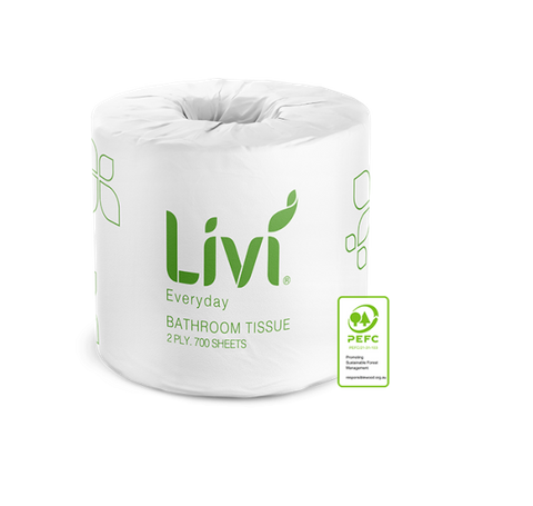 Livi Everyday Basics Toilet Tissue 2 Ply 700 Sheets
