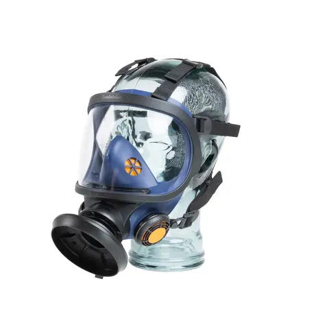 Sundstrom Full Face Mask SR200 Poly Shield with Cloth Harness
