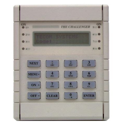 Keypad 8 Area 2x Line LCD