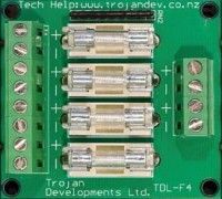 TROJAN Four Way Fuse Board