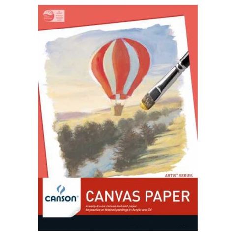 Canvas Paper Pad, 10 sheets