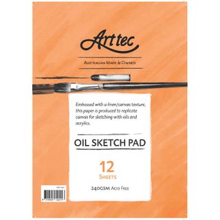 Arttec OilSketch Pad A2 - 12 Sheets