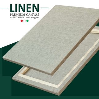 Canvars Italian LINEN 18mm Clear Primed
