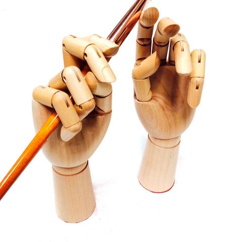 Wooden Male Hands