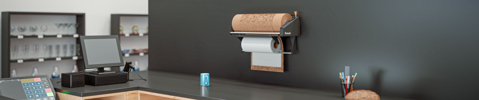 Ranpak Geami Wrap 'n Go Banner