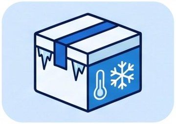 Insulated cold chain shipping box