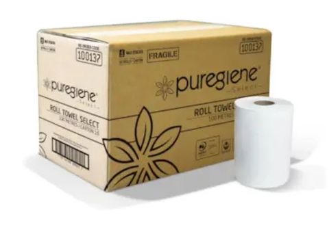 Puregiene Hand Towel Rolls 100M - 16/Carton