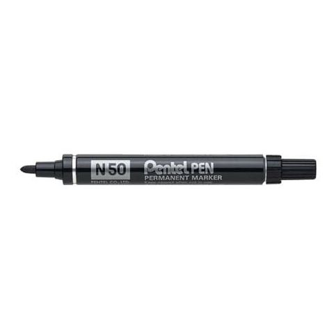 Pentel N50 Bullet Permanent Markers - Black