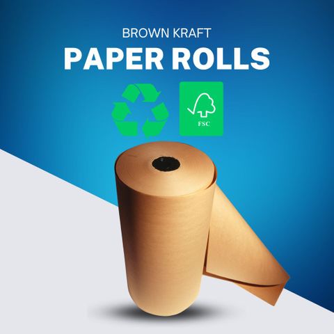 Brown Kraft Paper Rolls