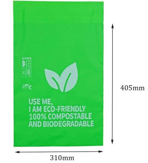 Home Compostable Courier Bags 310x405mm