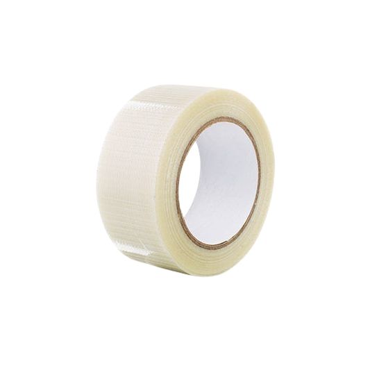 Reinforced filament tape for heavy duty packaging