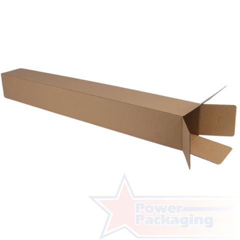 Cardboard Tube Box 100x100x800mm - Plain