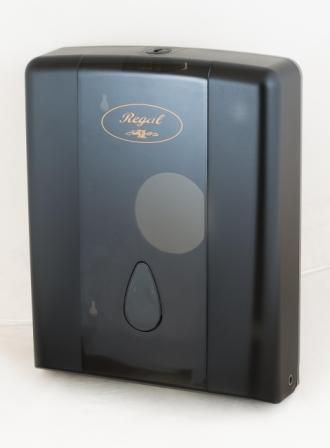 Regal Compact Hand Towel Dispenser - Black Plastic