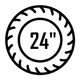 24"