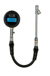 digital press gauge with hose & chuck