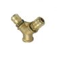 double yoke manifold for air couplers 3/8" FBSP