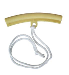 White Plastic Rim Protector with rope