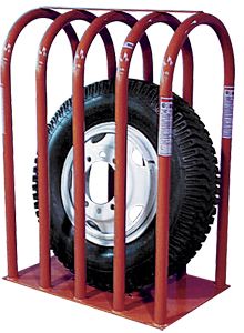 safety cage - 5 bar 1385H x 520W x 1050L truck tractor