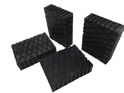 Lift block single - rubber/fibre 160x120x40mm