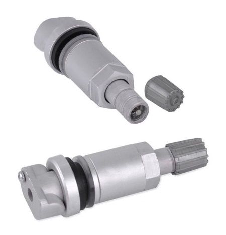 aluminium TPMS valve - bottom mount (LandRover/Chrysler 300,Tesla)