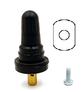 short snap in TPMS valve parallel key - based on TR412