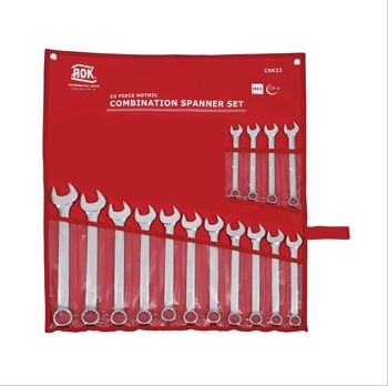 r&oe spanner set 15pc 8-22mm - AOK