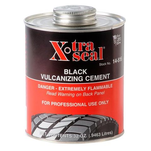 Xtraseal Black Vulcanising  (HOT) Cement (946ml)
