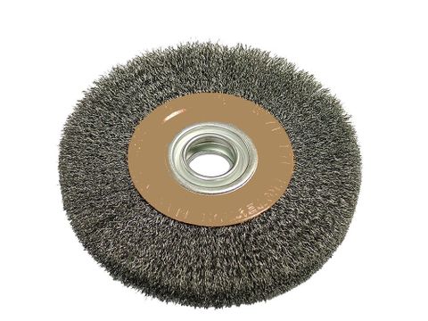 75mm x 6mm coarse wire brush 10mm arbor hole