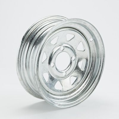 12 in x 4  Rim  4x100 PCD (offset = 0)  Galv 4 stud